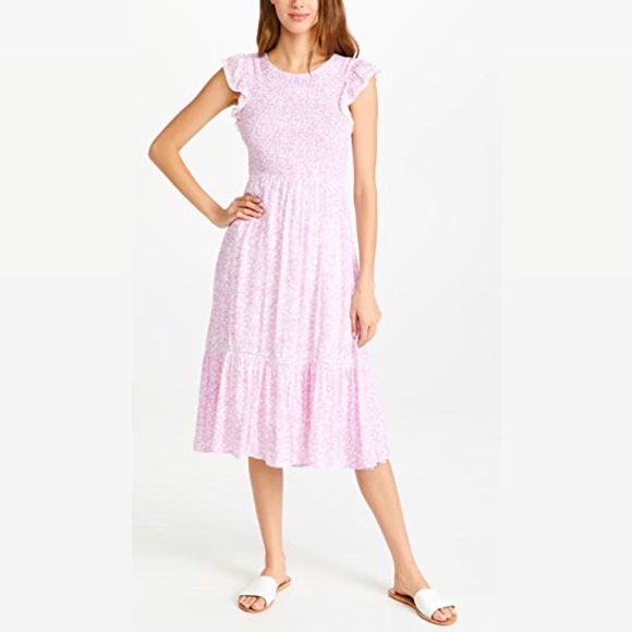NWT Lost + Wander Pink Midi Dress - Picture 4 of 7